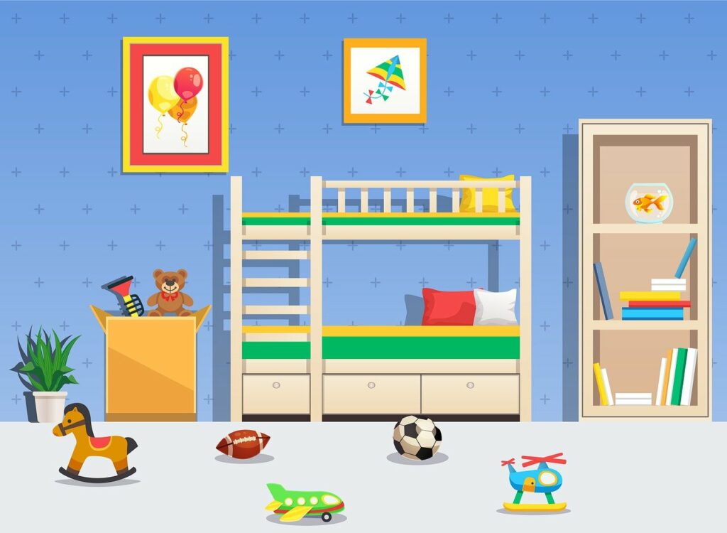 baby room, toys, child