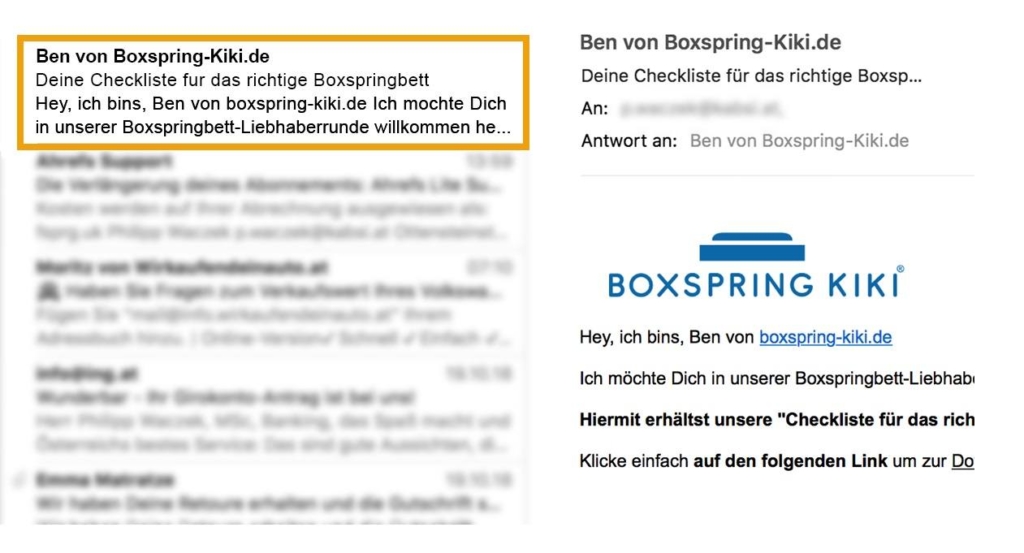 Absender EMail