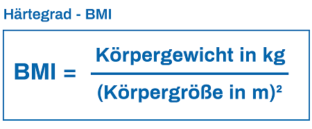 Formel BMI Härtegrad