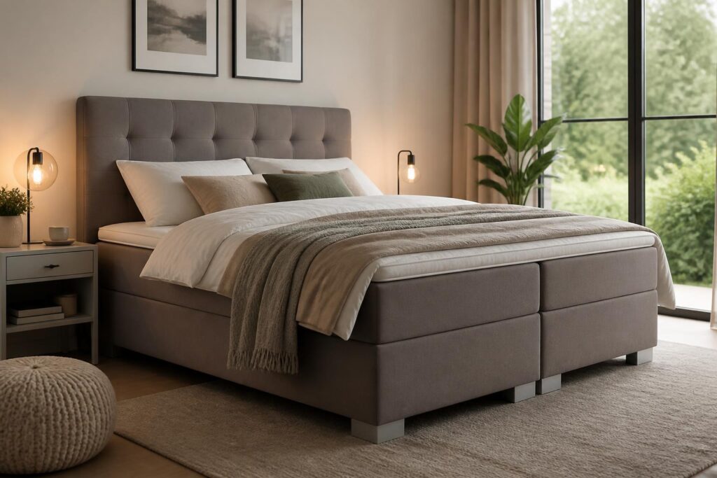 Boxspringbett Helena im Test: Viel Auswahl zum vergleichsweise kleinen Preis Das Boxspringbett