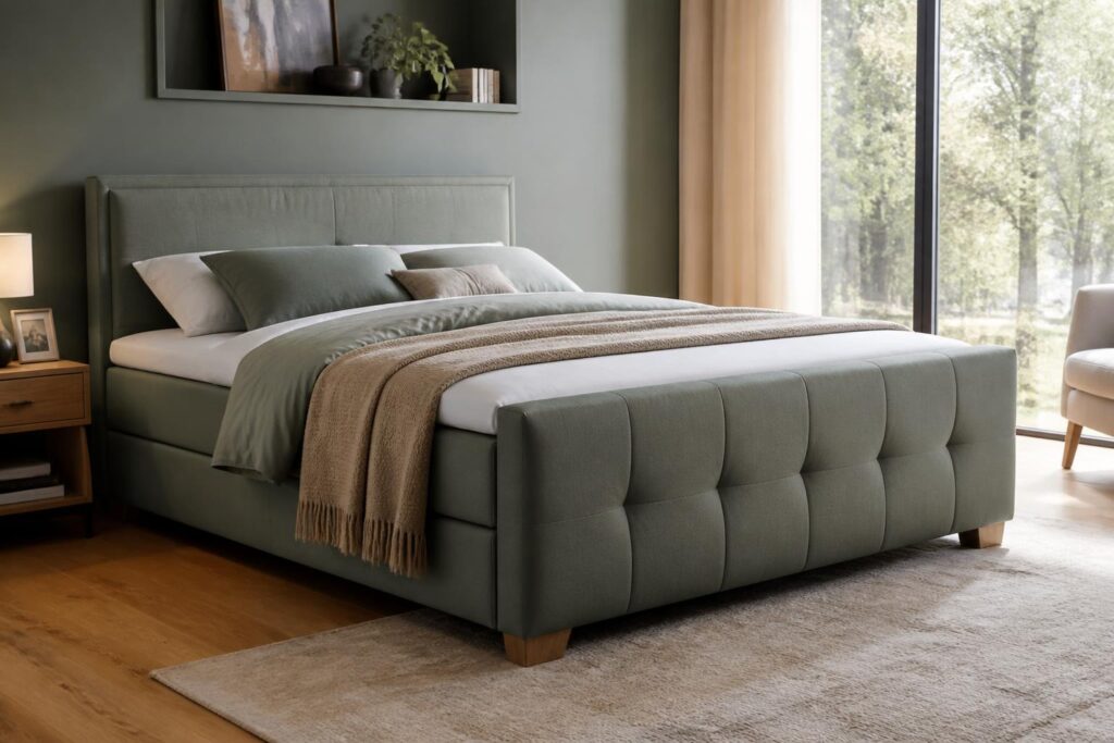 Tom Tailor Boxspringbett Nordic Box im Test: Markantes Design und solider Schlafkomfort